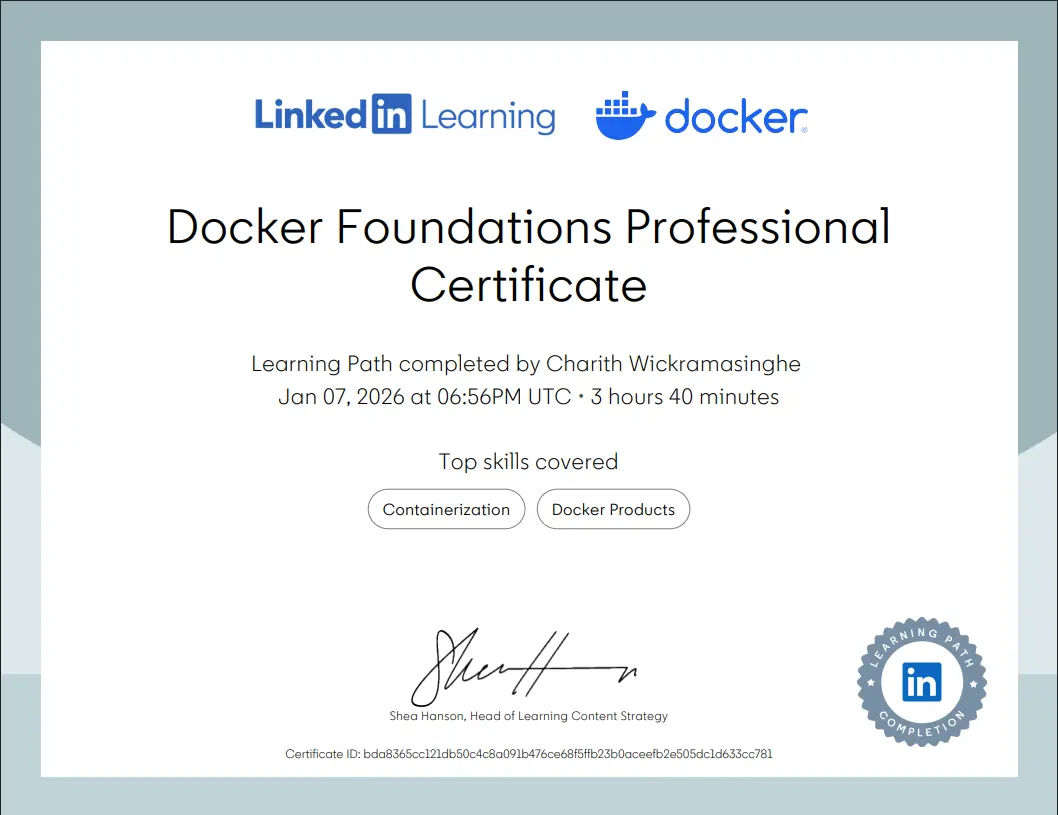 Docker Foundations